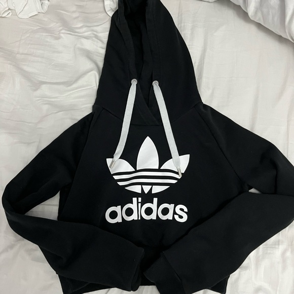 Women’s Adidas cropped sweatshirt - Picture 1 of 13